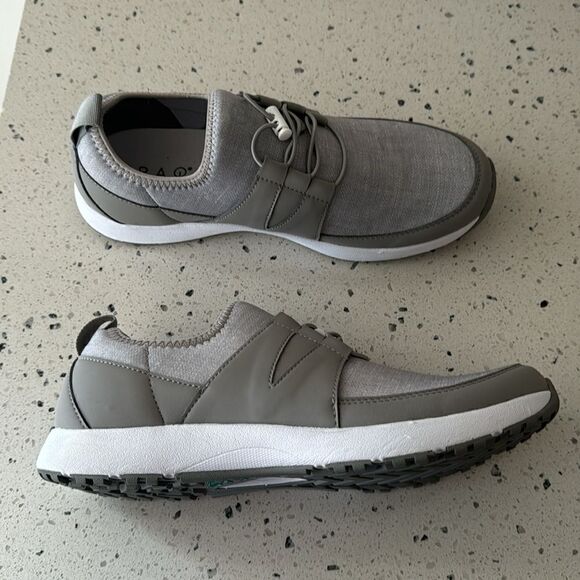 TRAQ by ALEGRIA Cynch Gray Textile Comfort Casual Walking Shoes Men's Size 41 - Picture 11 of 12